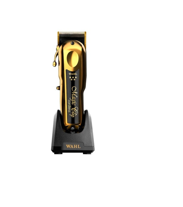 Wahl Masină De Tuns Magic Clip 5* Gold Cordless + Cadou Wahl Uscător De Păr Barber 2200 Watt